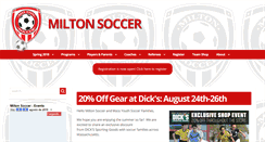 Desktop Screenshot of miltonmasoccer.org